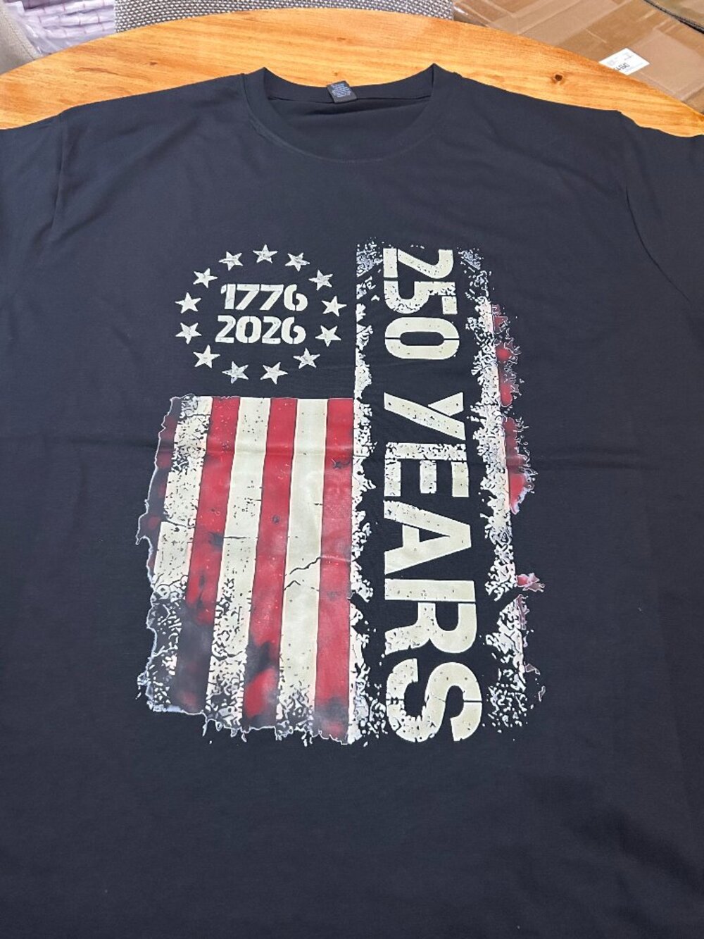 USA 250th Year Anniversary T-Shirt Men's Sizes